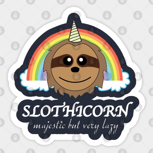 Slothicorn Sticker by voughan